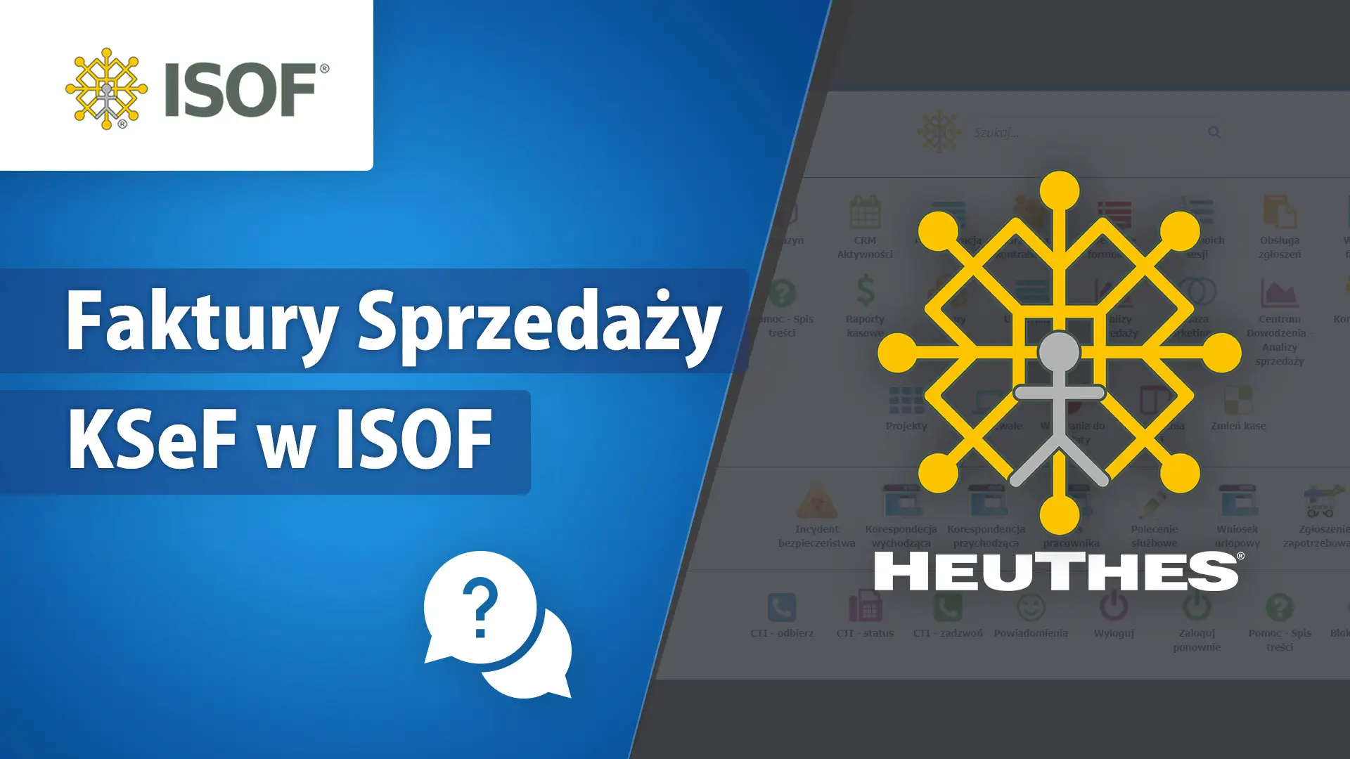 Obsługa faktur sprzedazy KSeF w ISOF