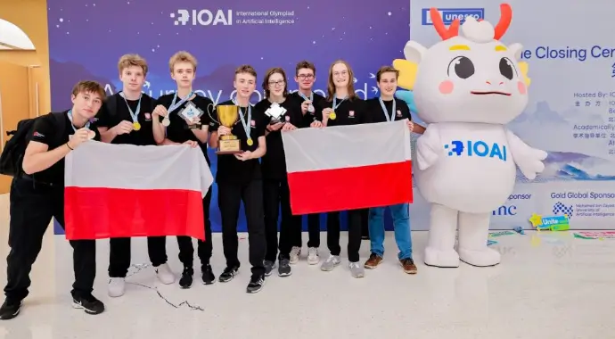 Polscy licealiści zwycięzcami II Międzynarodowej Olimpiady Sztucznej Inteligencji!