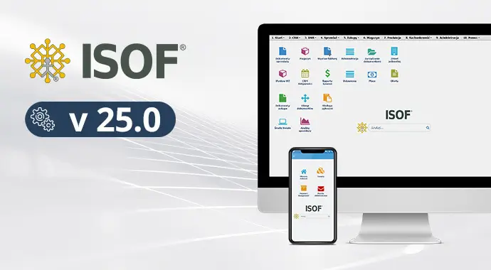 Nowa wersja ISOF-ERP 25.0